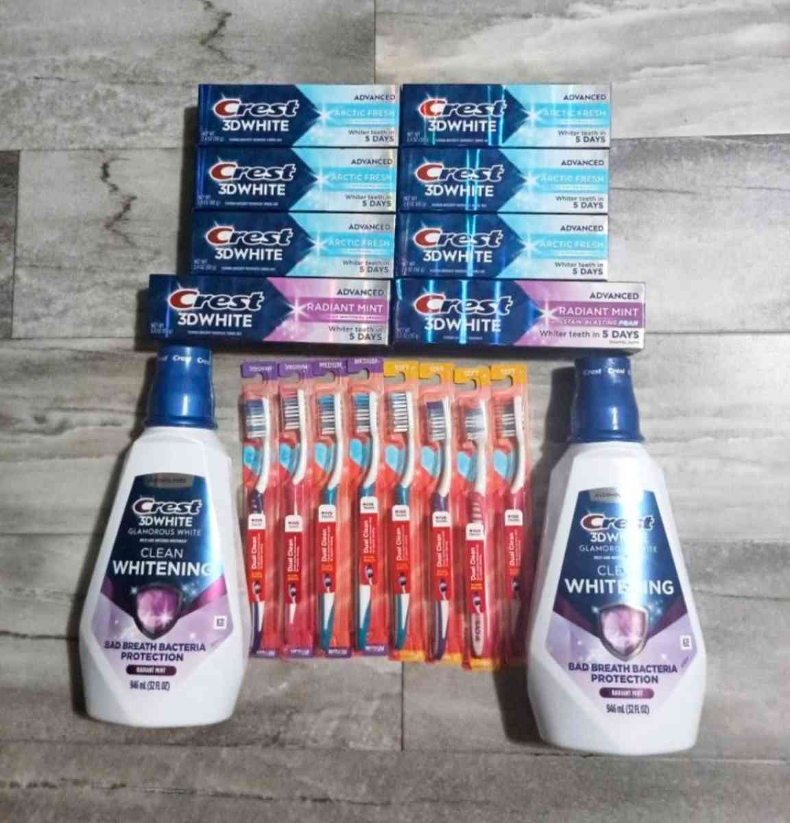 Crest 3D White Toothpaste  Toothbrush BUNDLE - Tyler, Texas