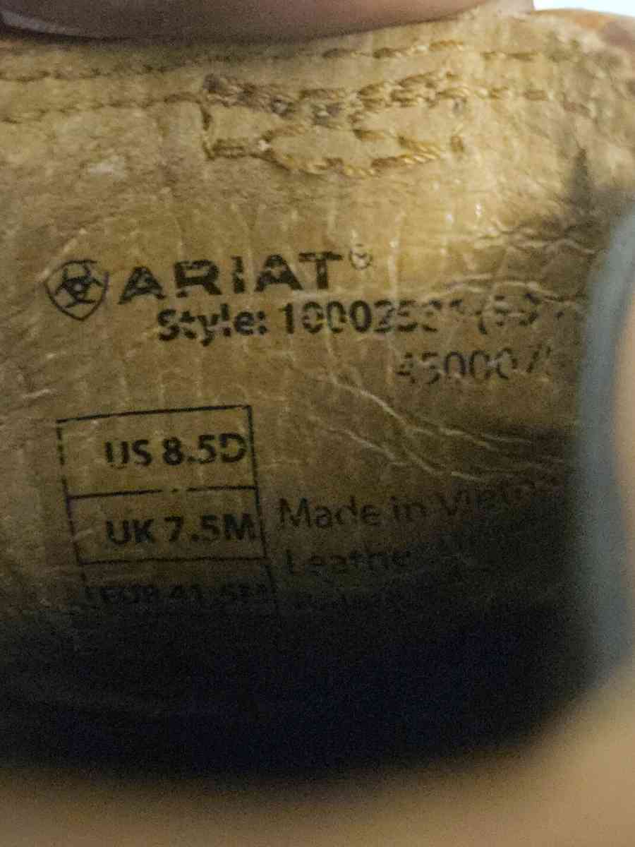 Ariat Mens Spot Hog Ankle Boots - Tulsa, Oklahoma - FleaMarketBay