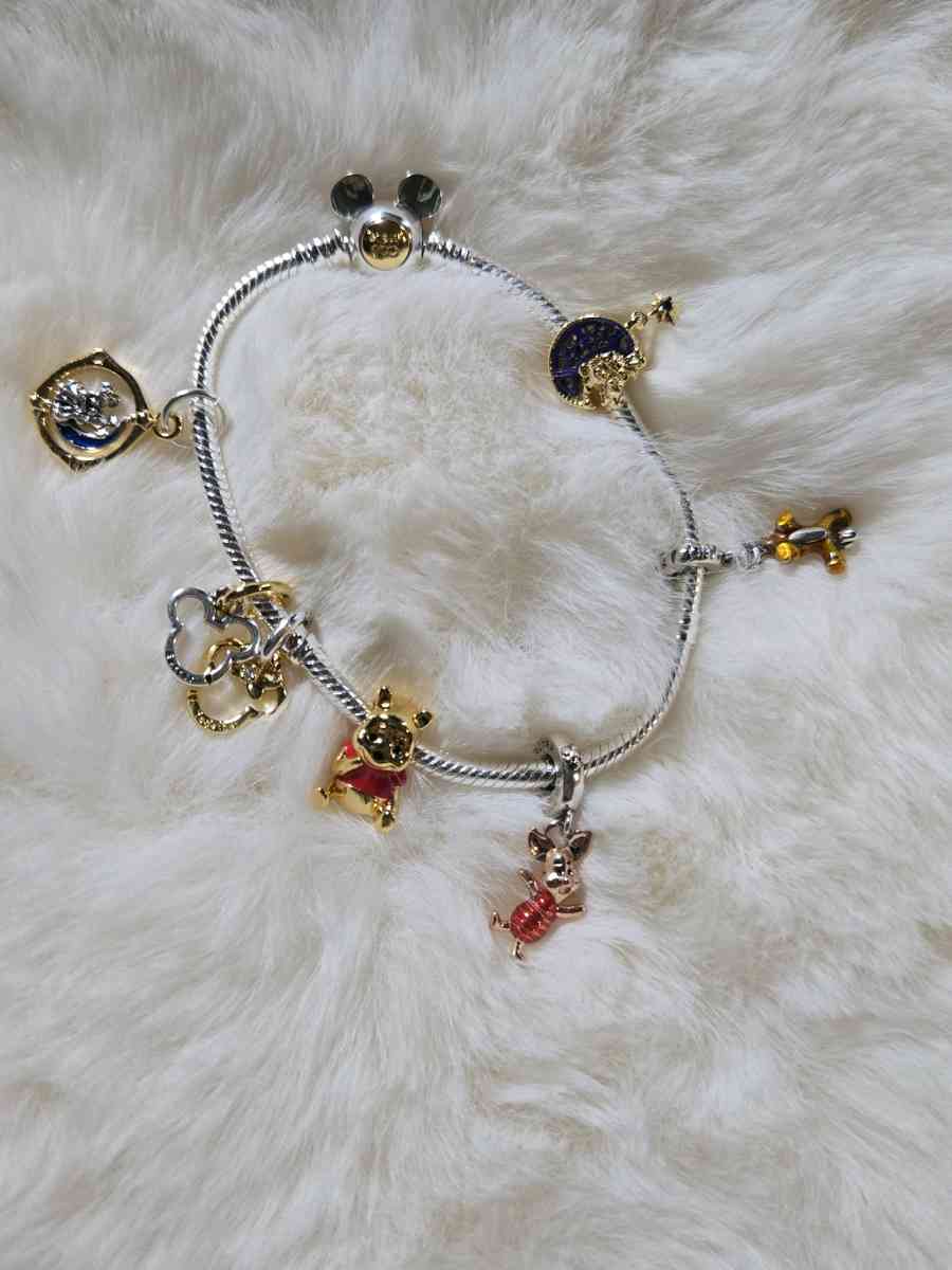 Pandora Disney Mickey 100th Anniversary 7in Chain Bracelet