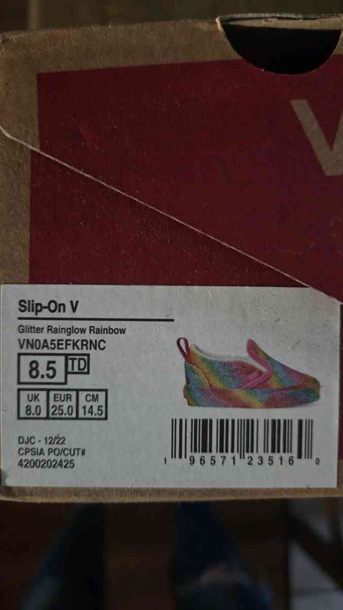 glittery toddler Vans - Chatsworth, Georgia - FleaMarketBay