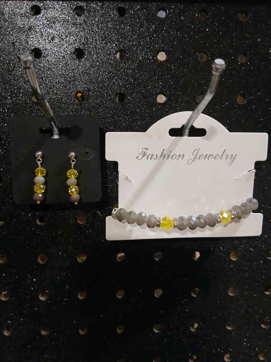 Matching Earrings  Bracelet Set - Conroe, Texas