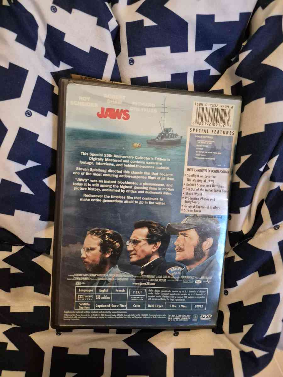 USED Jaws DVD - New Baltimore, Michigan - FleaMarketBay