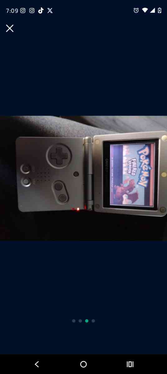Gameboy Sp Fire Red Bundle - Atlanta, Georgia - FleaMarketBay