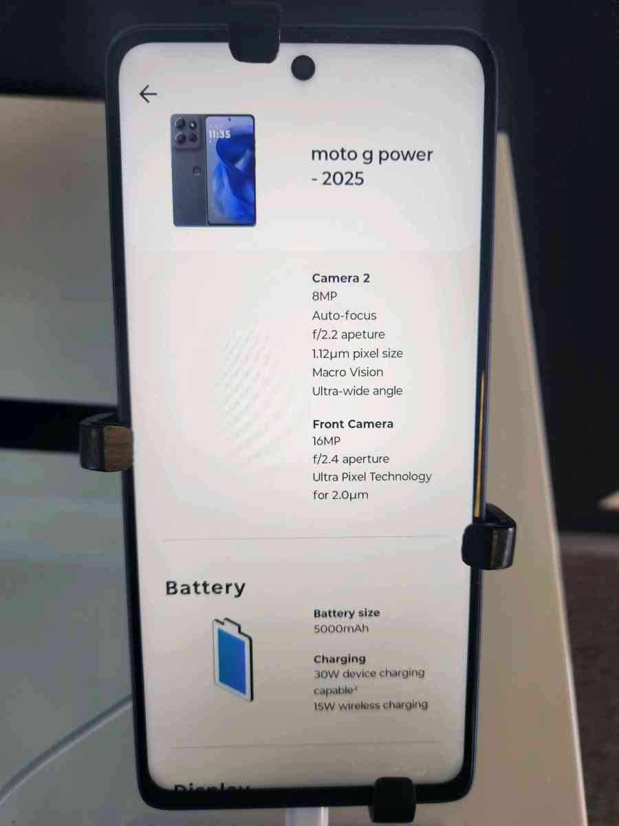 Motorola Moto G Power 2025 5G 128GB Blue - Loves Park, Illinois - FleaMarketBay