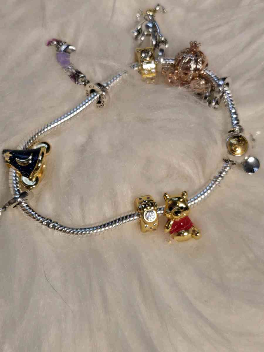 PANDORA 14k Gold Disney Winnie the Pooh Bear Charm for Pando - Austin, Texas - FleaMarketBay