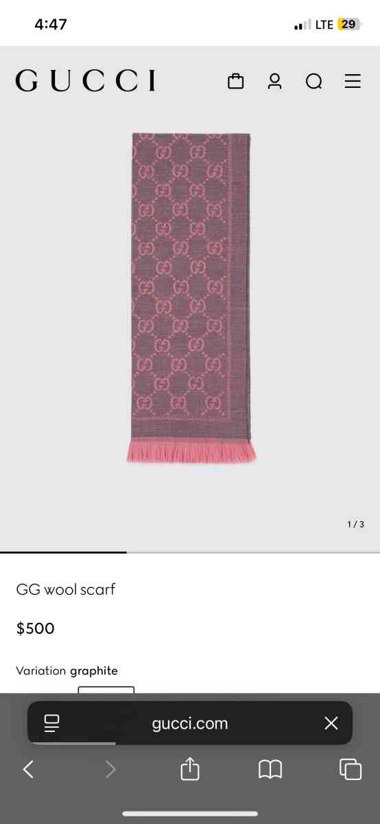 Gucci wool scarf - Bronx, New York - FleaMarketBay
