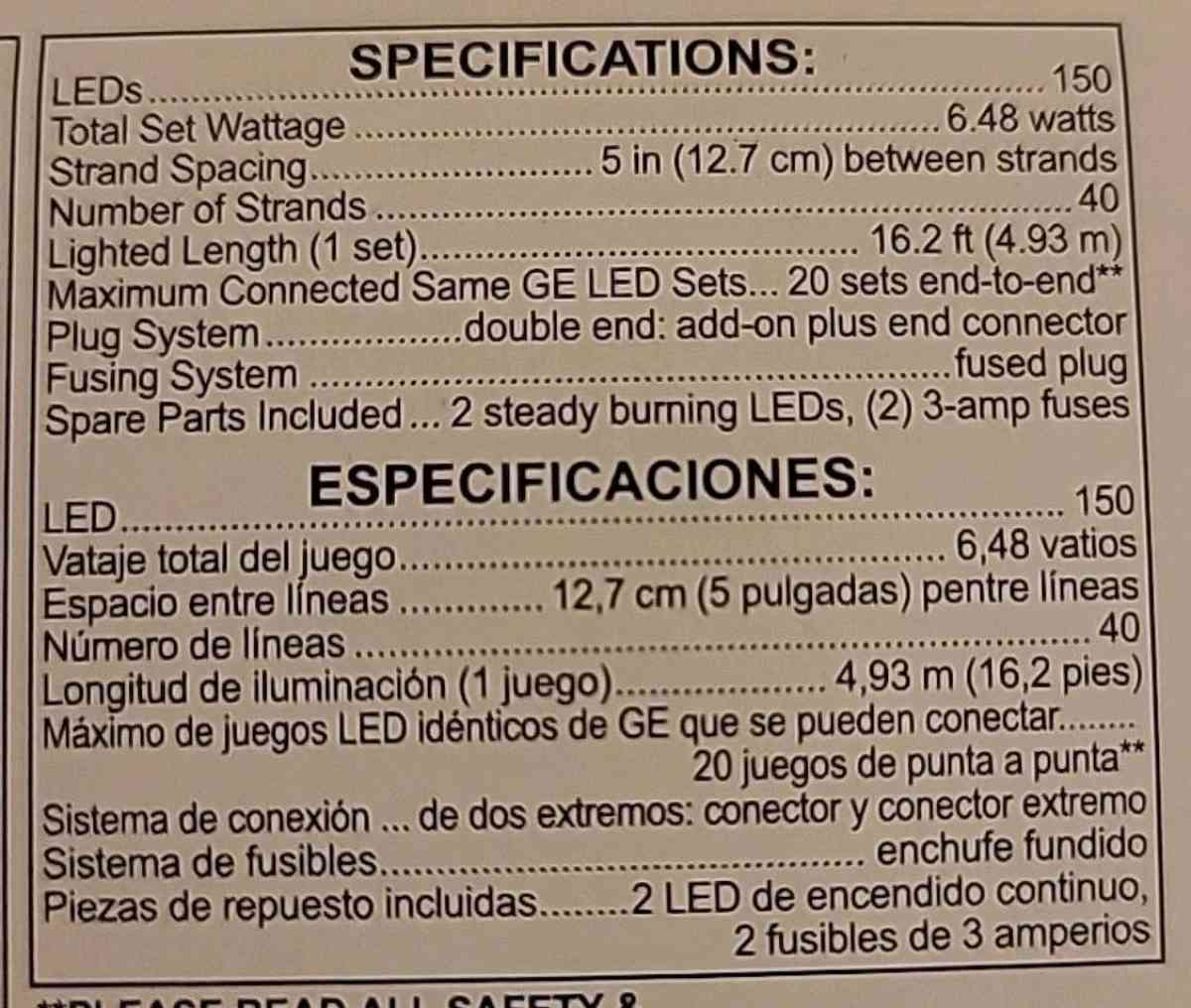 GE StayBright 150 Icicle Light String Holiday Christmas Mult - Columbus, Ohio - FleaMarketBay