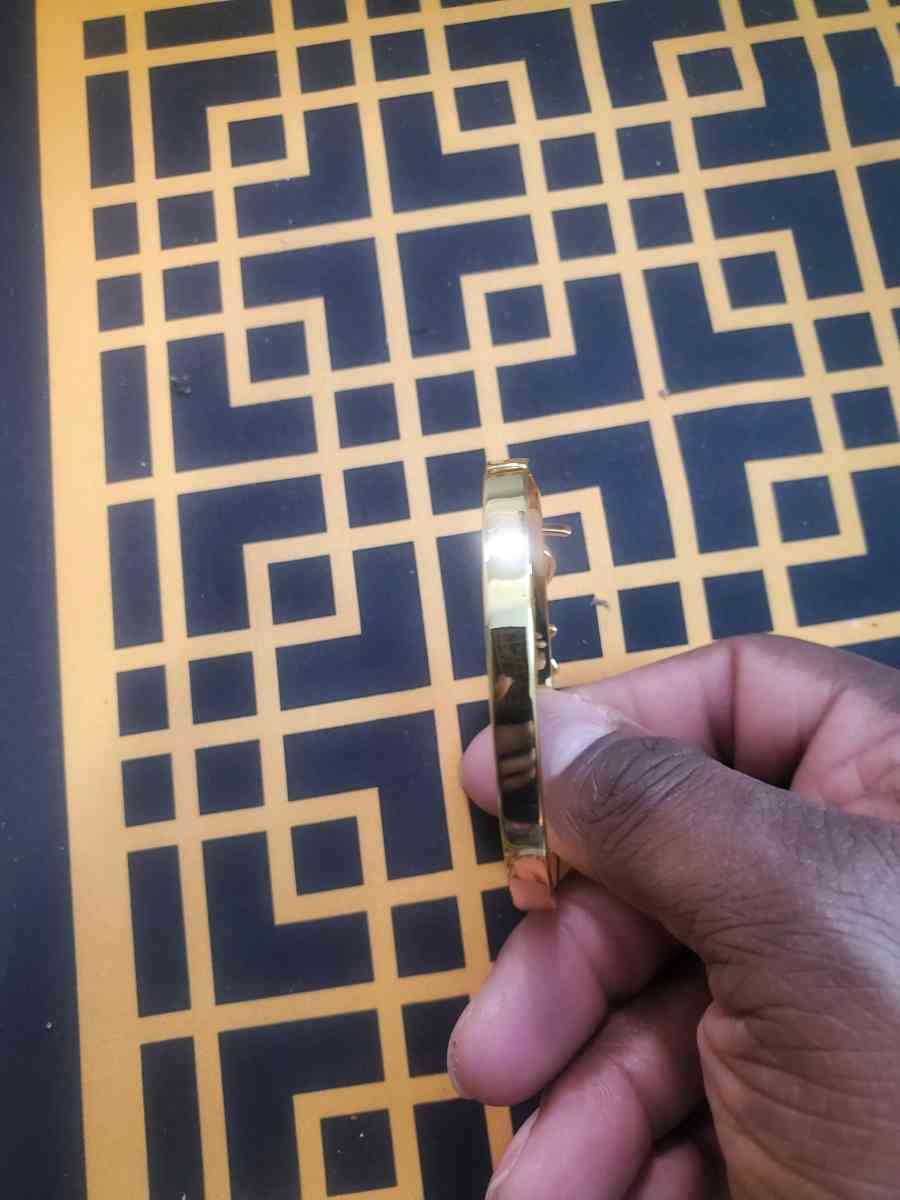 Saint Laurent Gold and Silver Crystal Bracelet - Chester Gap, Virginia - FleaMarketBay