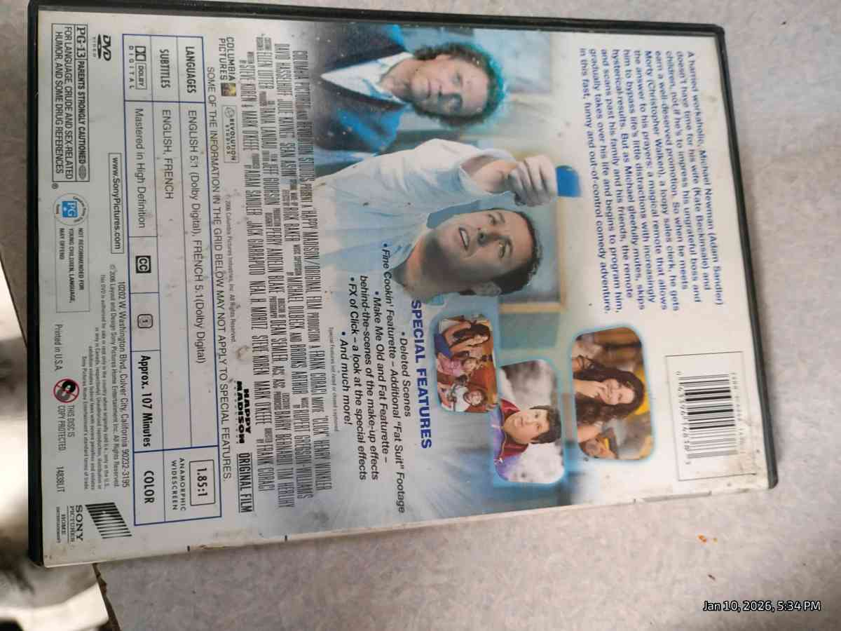 Adam Sandler DVDS 2 for 1 - Hudson, Florida - FleaMarketBay