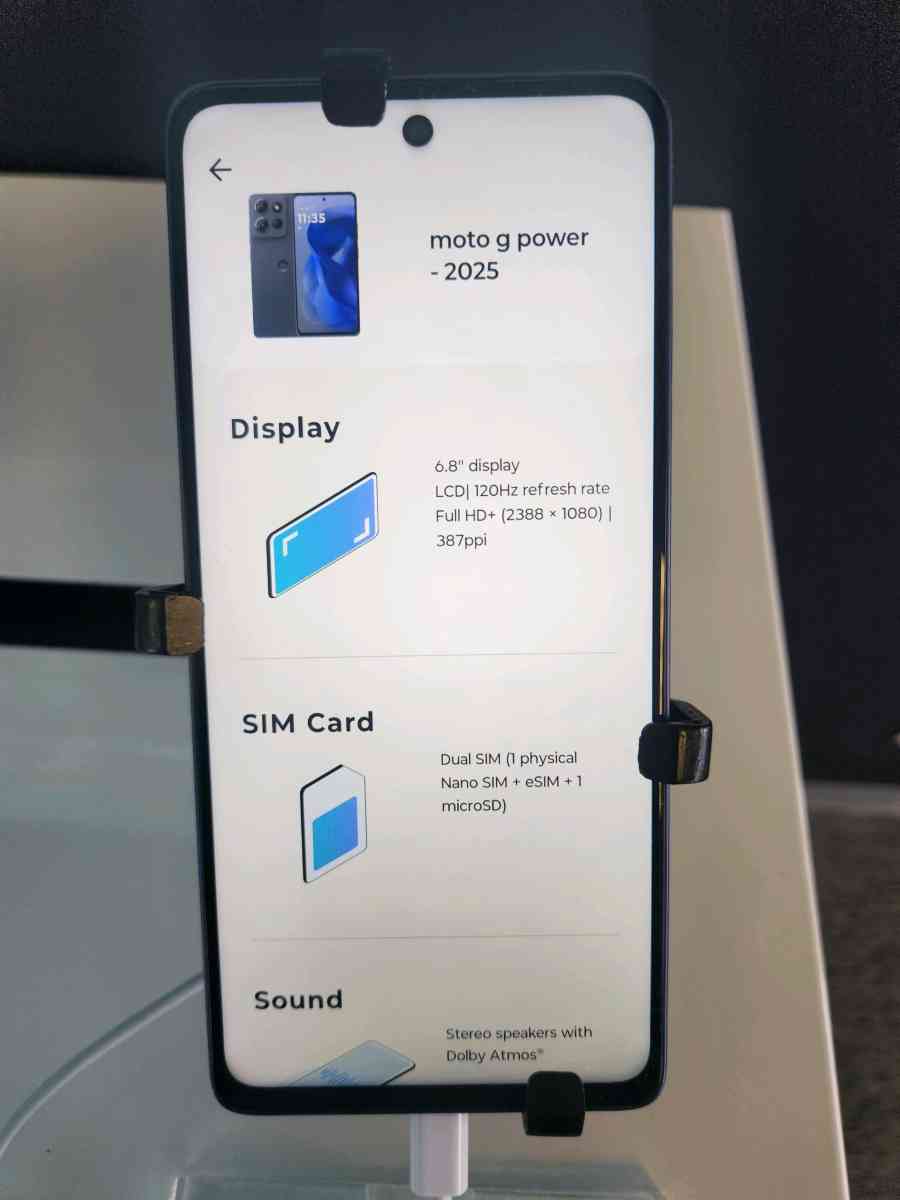 Motorola Moto G Power 2025 5G 128GB Blue - Loves Park, Illinois - FleaMarketBay