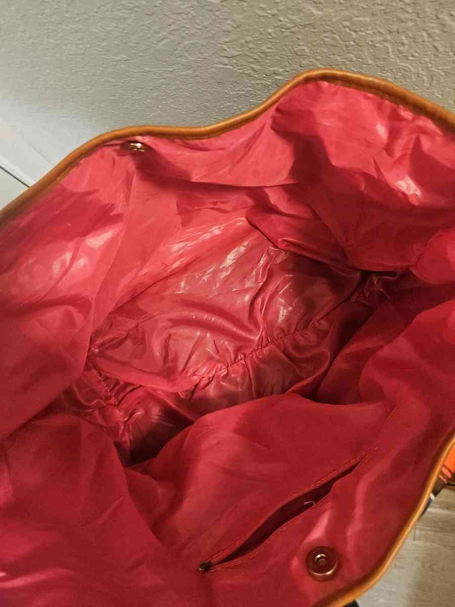 Aztec Multicolor Canvas Serape Tribal Tote Bag - Tulsa, Oklahoma - FleaMarketBay