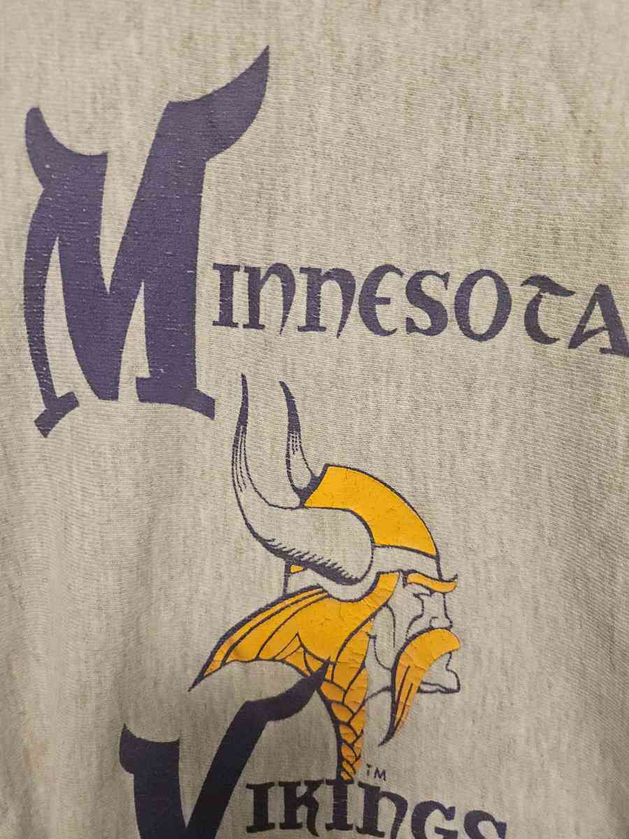 Vintage 90s Minnesota Vikings Sweatshirt - Tulsa, Oklahoma - FleaMarketBay