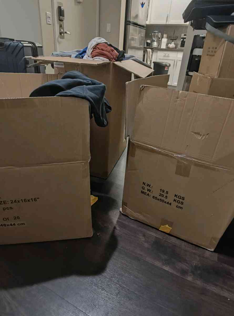 PreLoved Teen Clothing Lot  3 Large Boxes Approx 50 lbs - Marina Del Rey, California