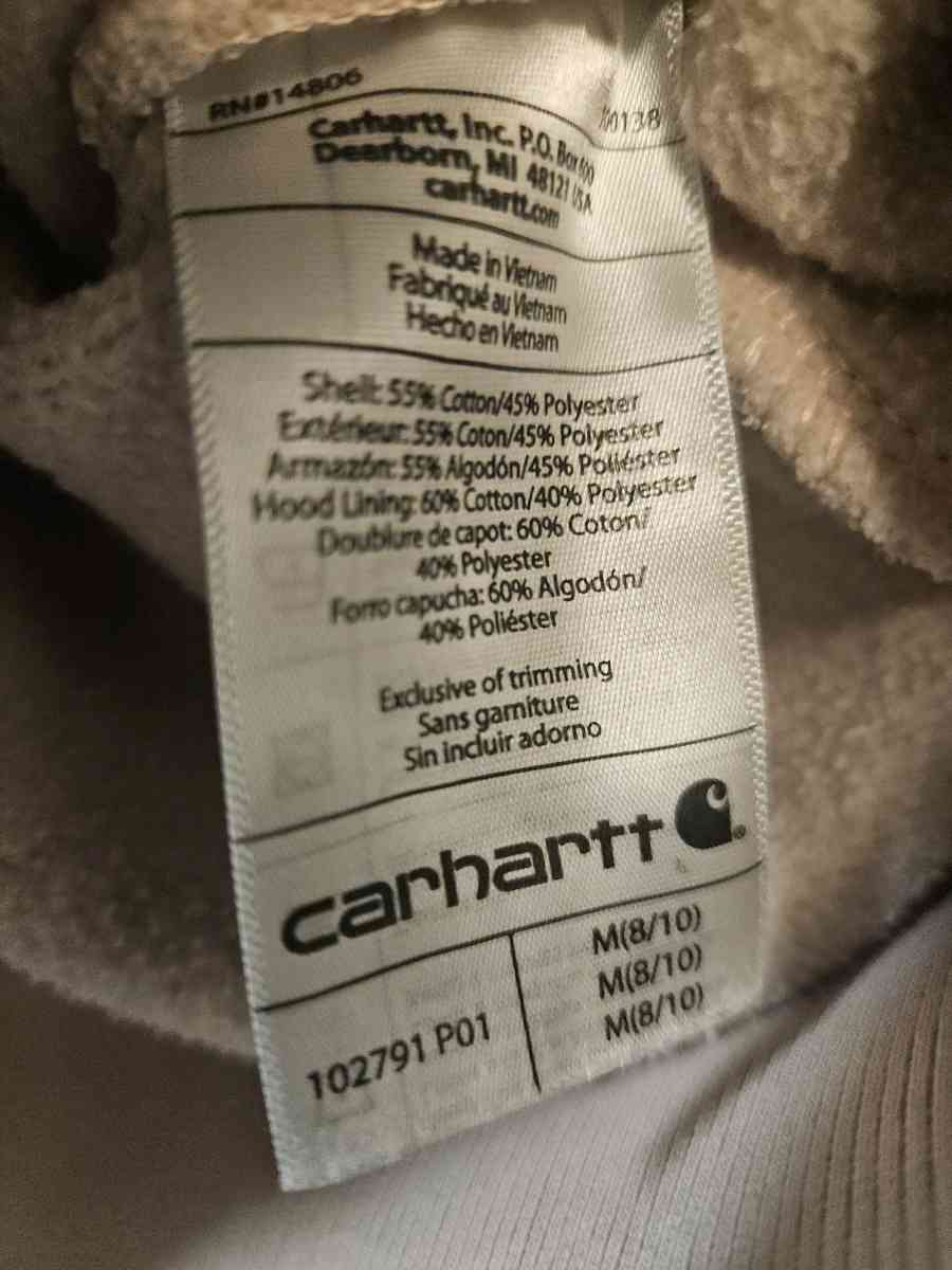 Carhartt Relaxed Fit Hoodie - Tulsa, Oklahoma - FleaMarketBay