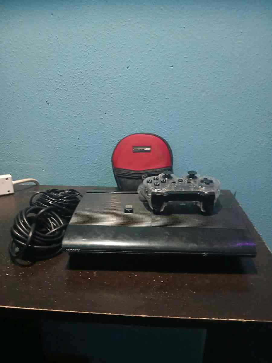 PS3 Super Slim plus Game Lot