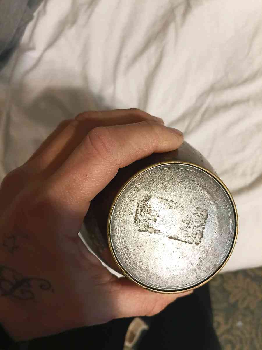 Japanese bronze vase with marblelized patina - Adams, Kentucky - FleaMarketBay