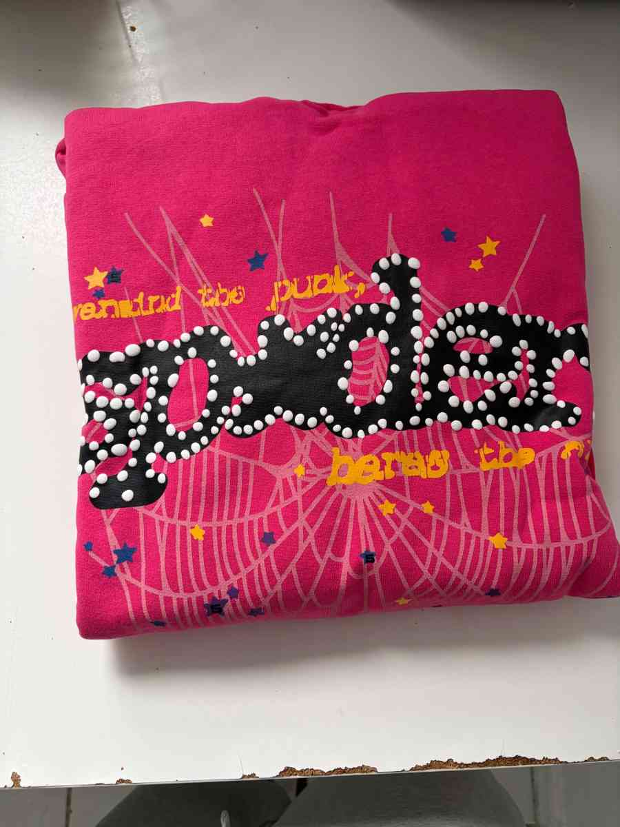 pink Sp5der hoodie - Flushing, New York - FleaMarketBay