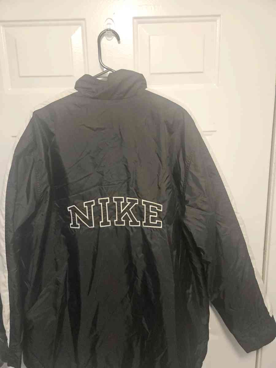 VTG 90s Nike Spellout Windbreaker Jacket - Tulsa, Oklahoma - FleaMarketBay