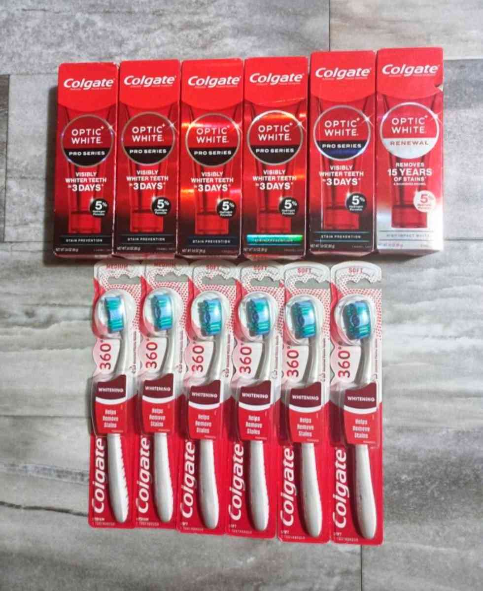 Colgate Optic White Pro Series Toothpaste  Toothbrush BUNDLE - Tyler, Texas