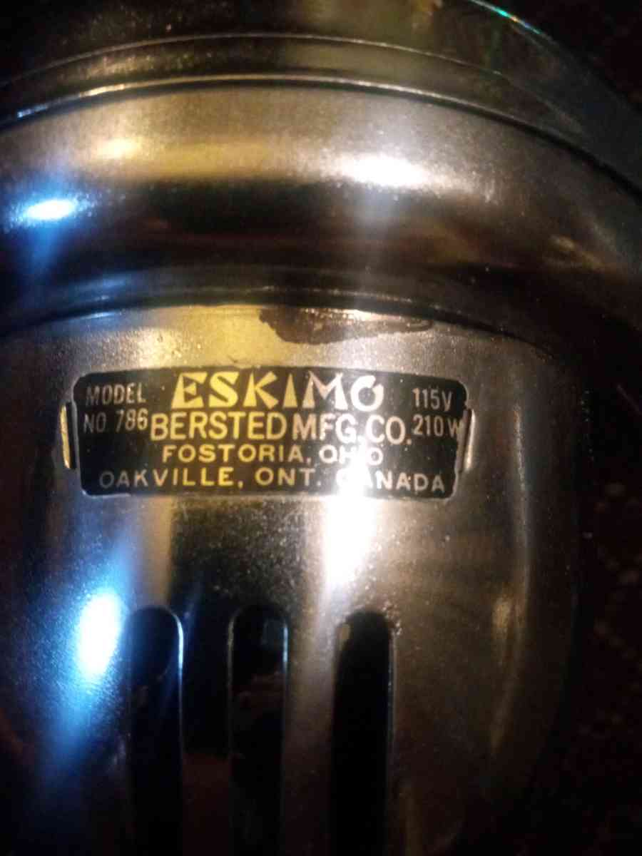 Vintage Eskimo hair dryer - Oklahoma City, Oklahoma - FleaMarketBay