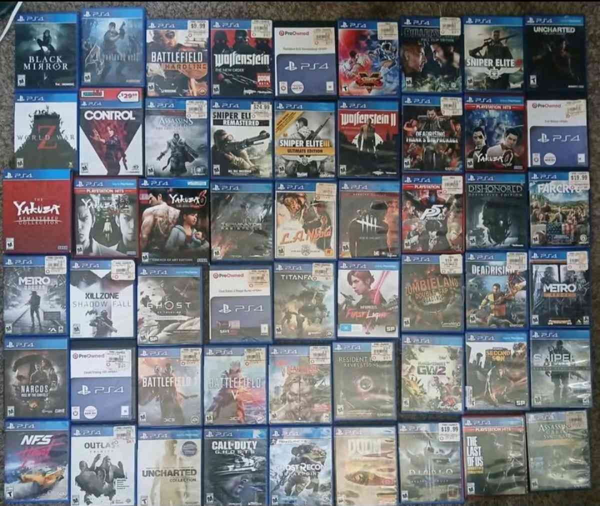 PS4 and game collection - Los Angeles, California - FleaMarketBay