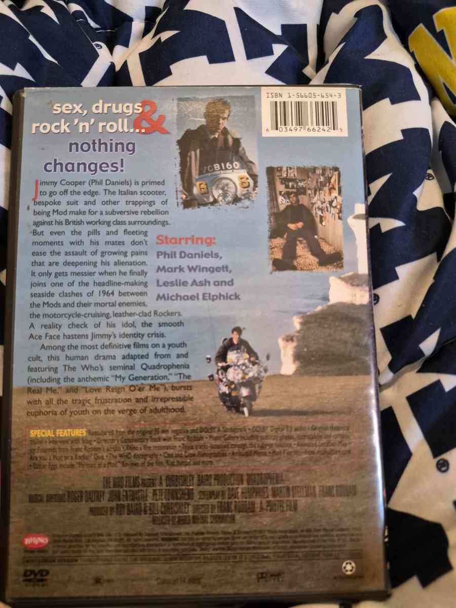 USED Quadrophenia DVD - New Baltimore, Michigan - FleaMarketBay