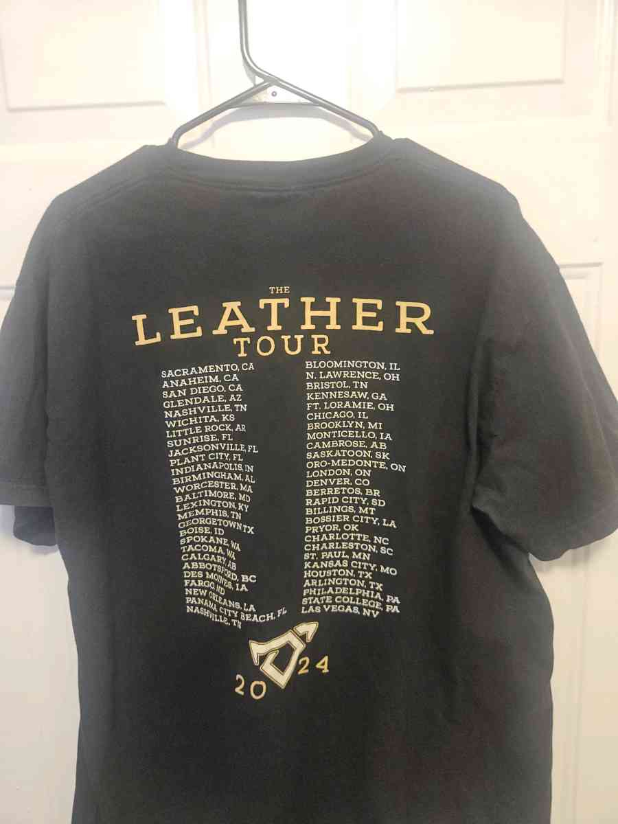 Cody Johnson The Leather Tour Tshirt - Tulsa, Oklahoma - FleaMarketBay