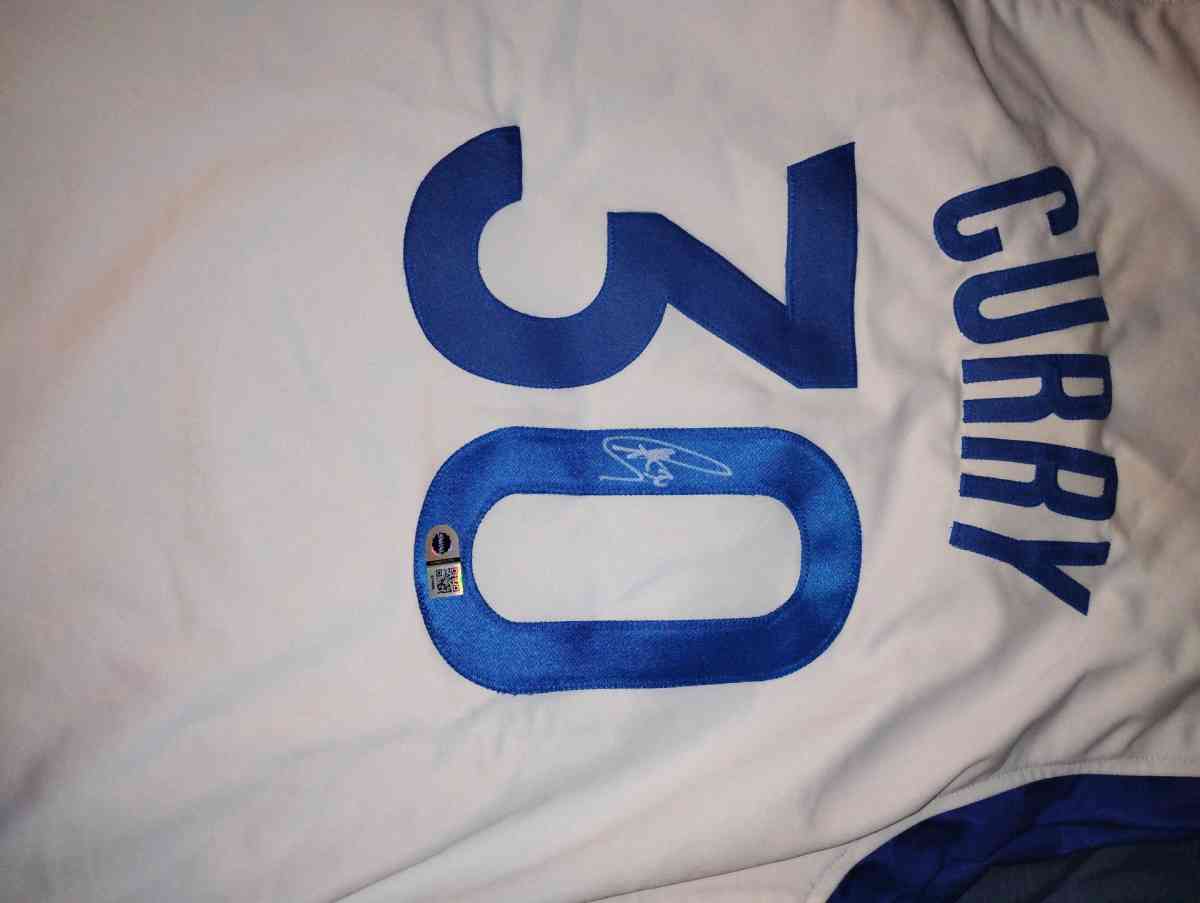 Stephen Curry Authentic Autograph Jersey - Ponte Vedra Beach, Florida - FleaMarketBay