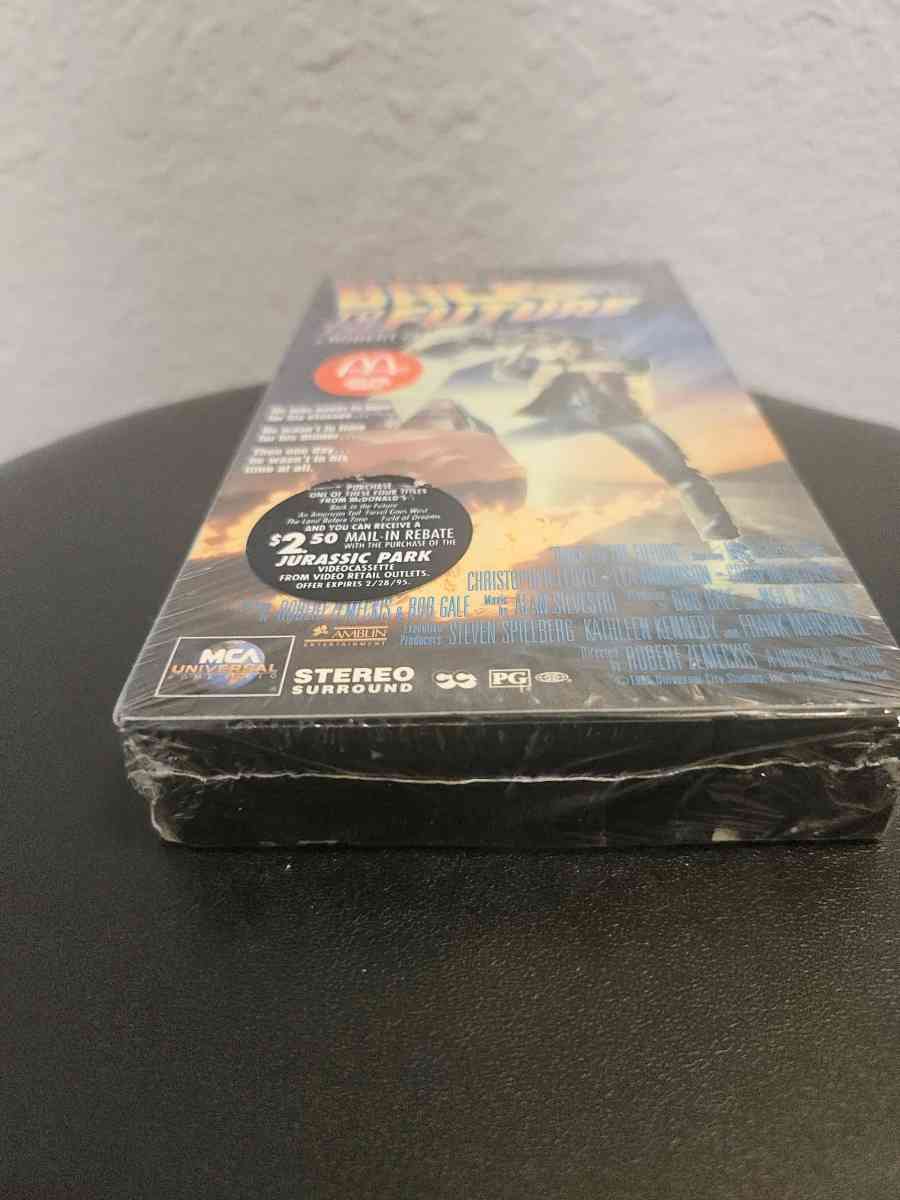 Sealed 1994 Back T The Future VHS - Tulsa, Oklahoma - FleaMarketBay