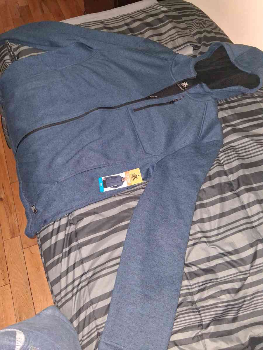 ZEROXPOSUR FULLZIP SWEATER FLEECE HOODIE Size XXL