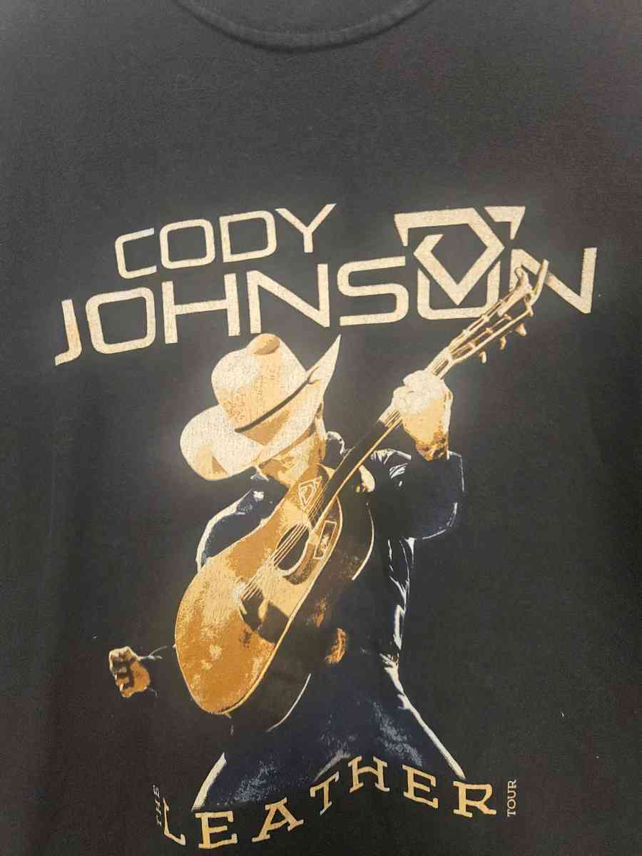 Cody Johnson The Leather Tour Tshirt - Tulsa, Oklahoma - FleaMarketBay