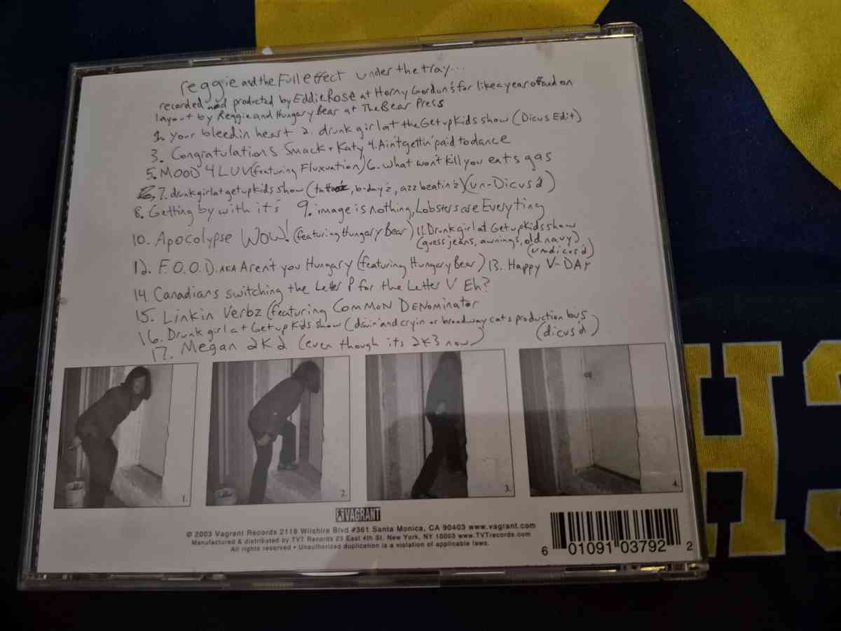 BRAND NEW Reggie and the Full Effect UNDER THE TRAY cd - New Baltimore, Michigan - FleaMarketBay