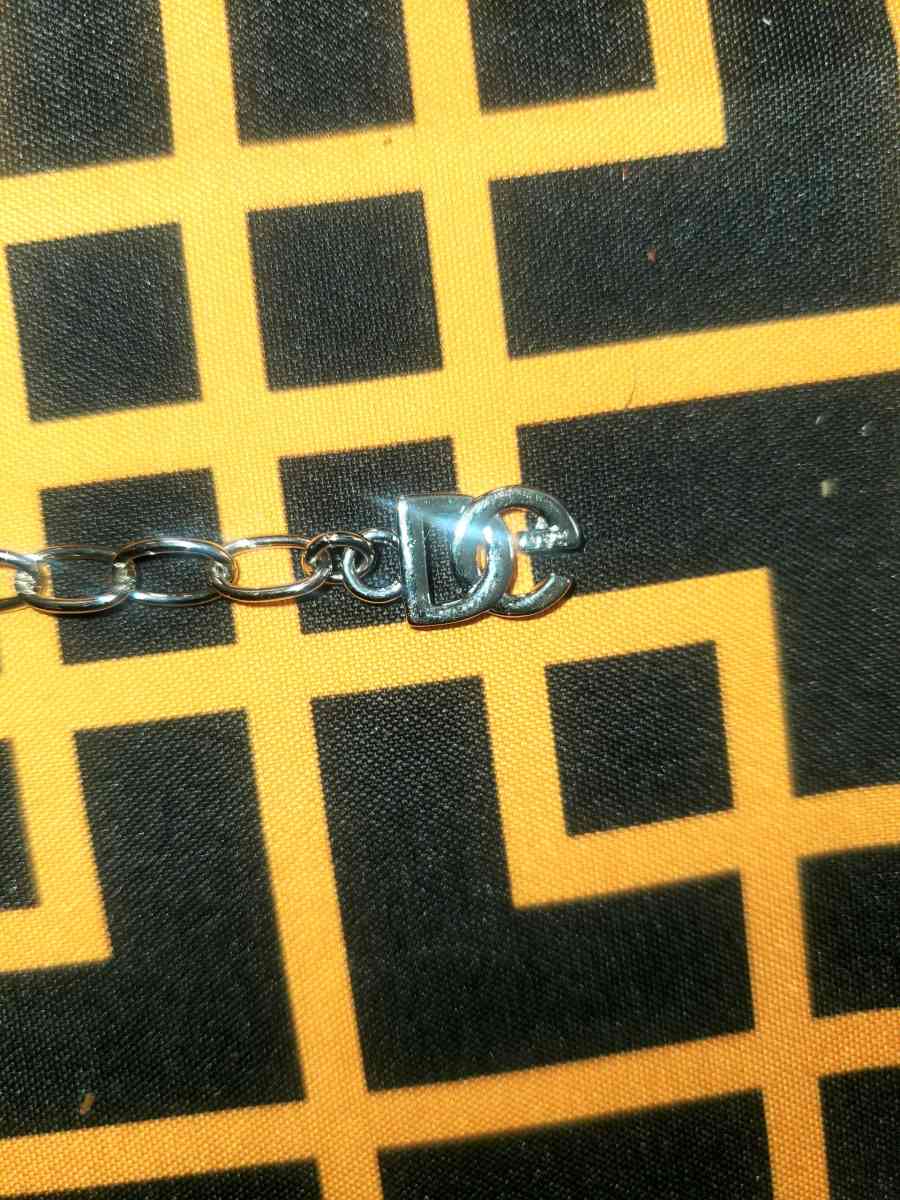 Dolce  Gabbana Elegant Silver Bracelet with Crystal Accents - Chester Gap, Virginia - FleaMarketBay