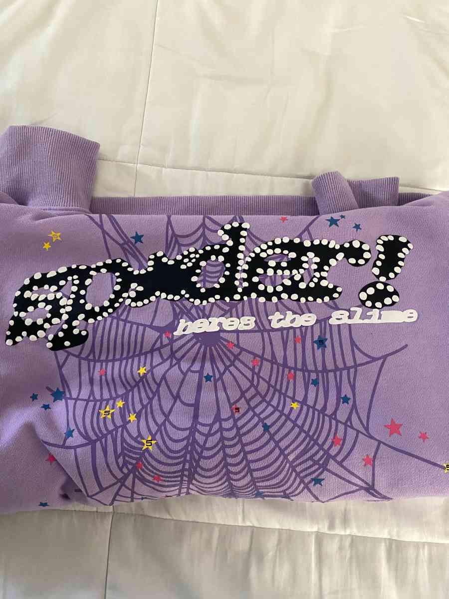 Purple Sp5der Hoodie - Huntington Station, New York - FleaMarketBay