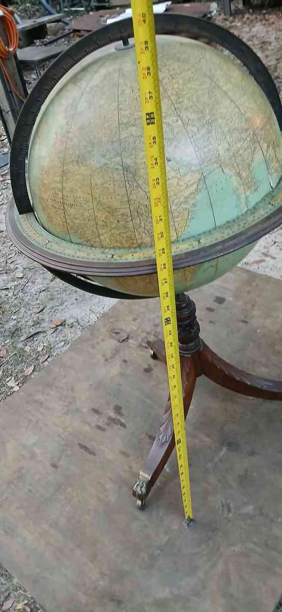 1920s Rand McNally 18 inch Terrestrial Globe - Milton, Florida - FleaMarketBay