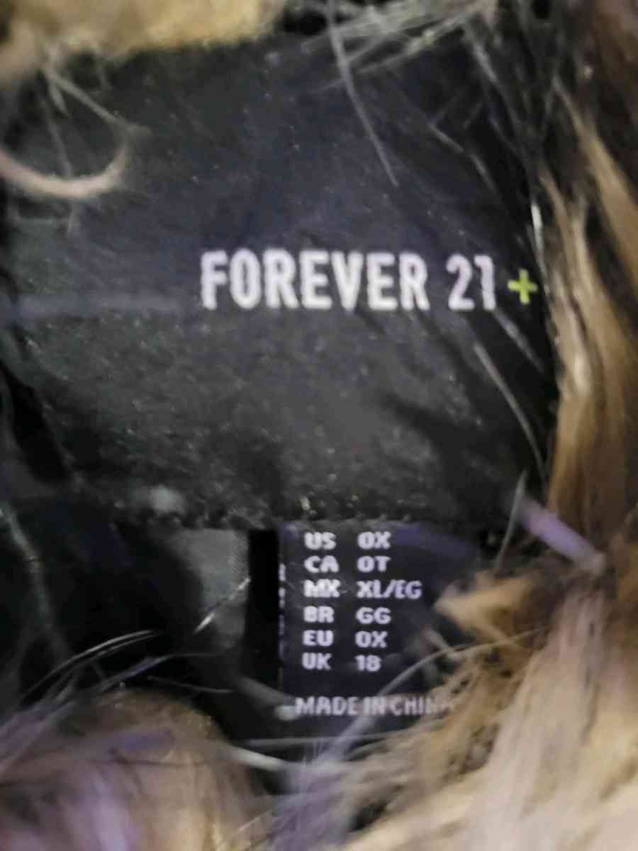 Forever 21 leather coat Ox - Lexington, North Carolina - FleaMarketBay