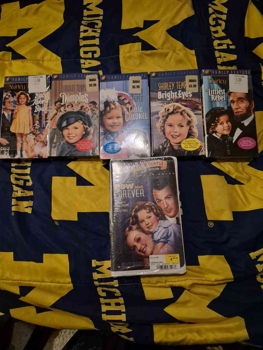 BRAND NEW SEALED Shirley Temple VHS Collection - New Baltimore, Michigan