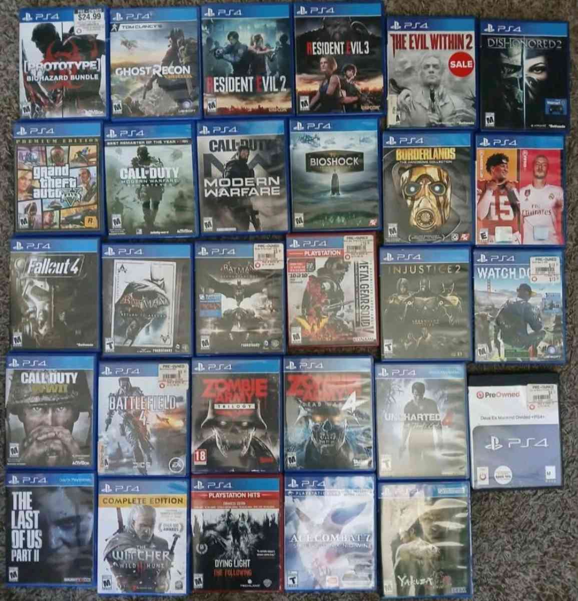 PS4 and game collection - Los Angeles, California - FleaMarketBay