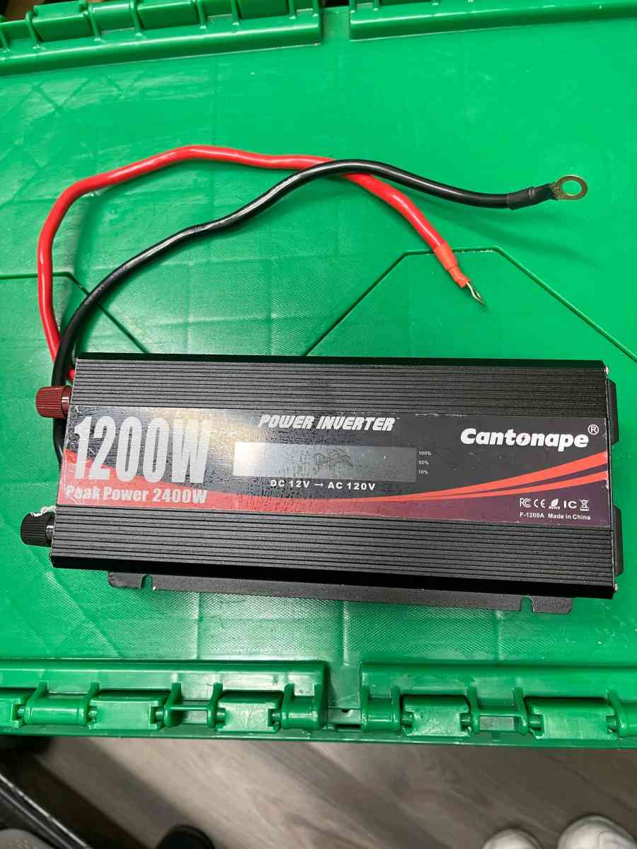 12002400W Peak Power Inverter DC 12V to 110V120V AC Converte - Fremont, California - FleaMarketBay