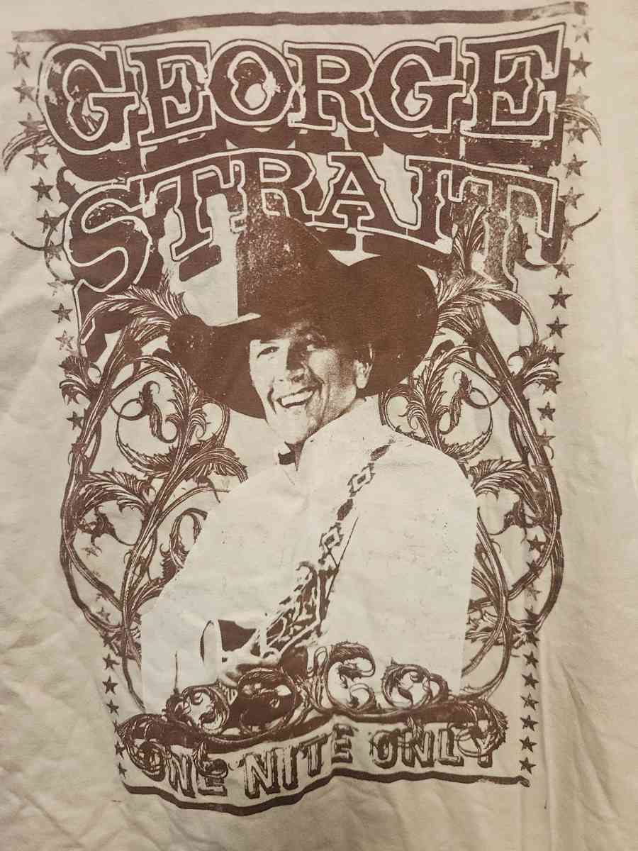 VTG George Strait Concert Tour Tshirt - Tulsa, Oklahoma - FleaMarketBay