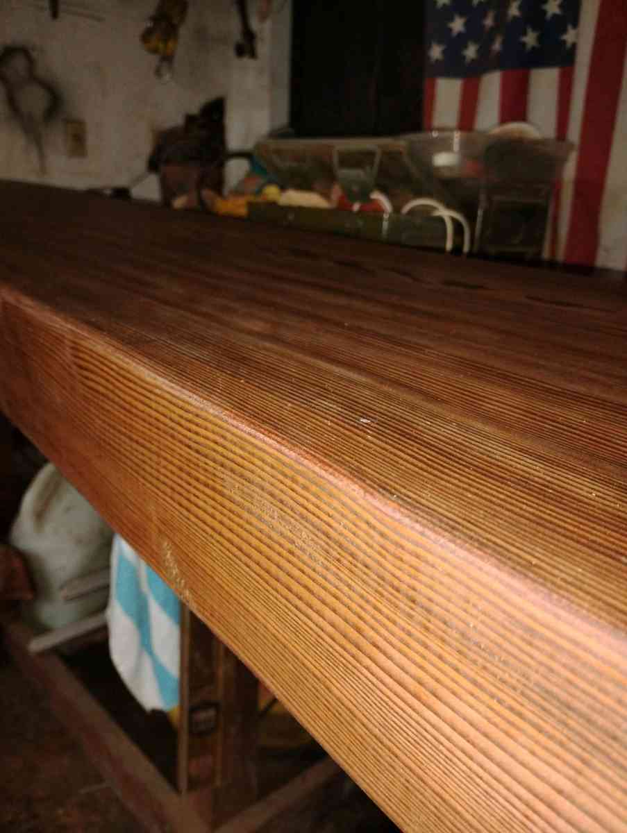 old growth redwood slab or plank