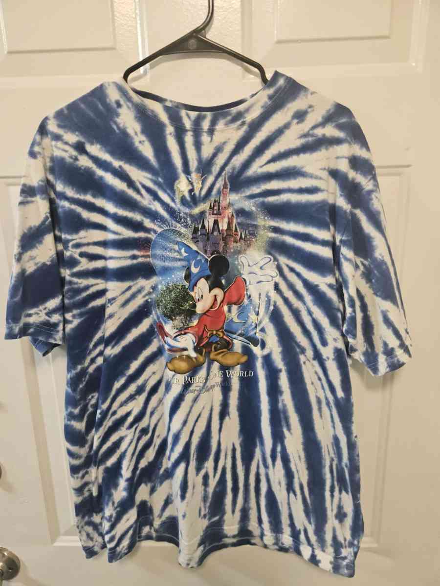 VTG Walt Disney World Tie Dye Tshirt - Tulsa, Oklahoma