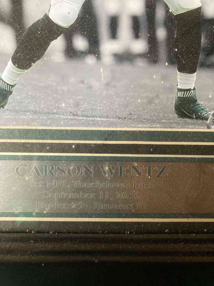 Carson Wentz First Career NFL Game - Essington, Pennsylvania - FleaMarketBay