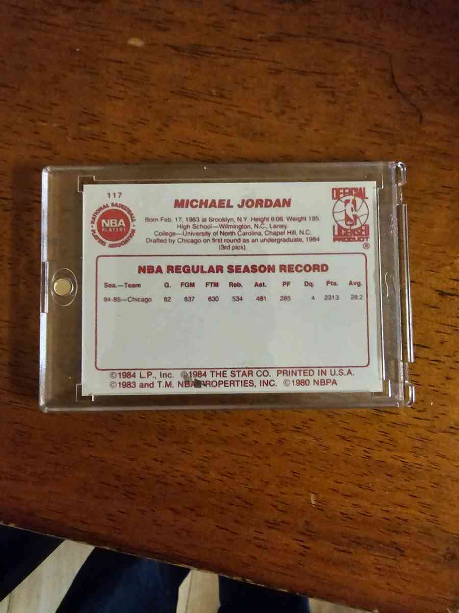 Michael Jordan Star Co 117 - Sacramento, California - FleaMarketBay