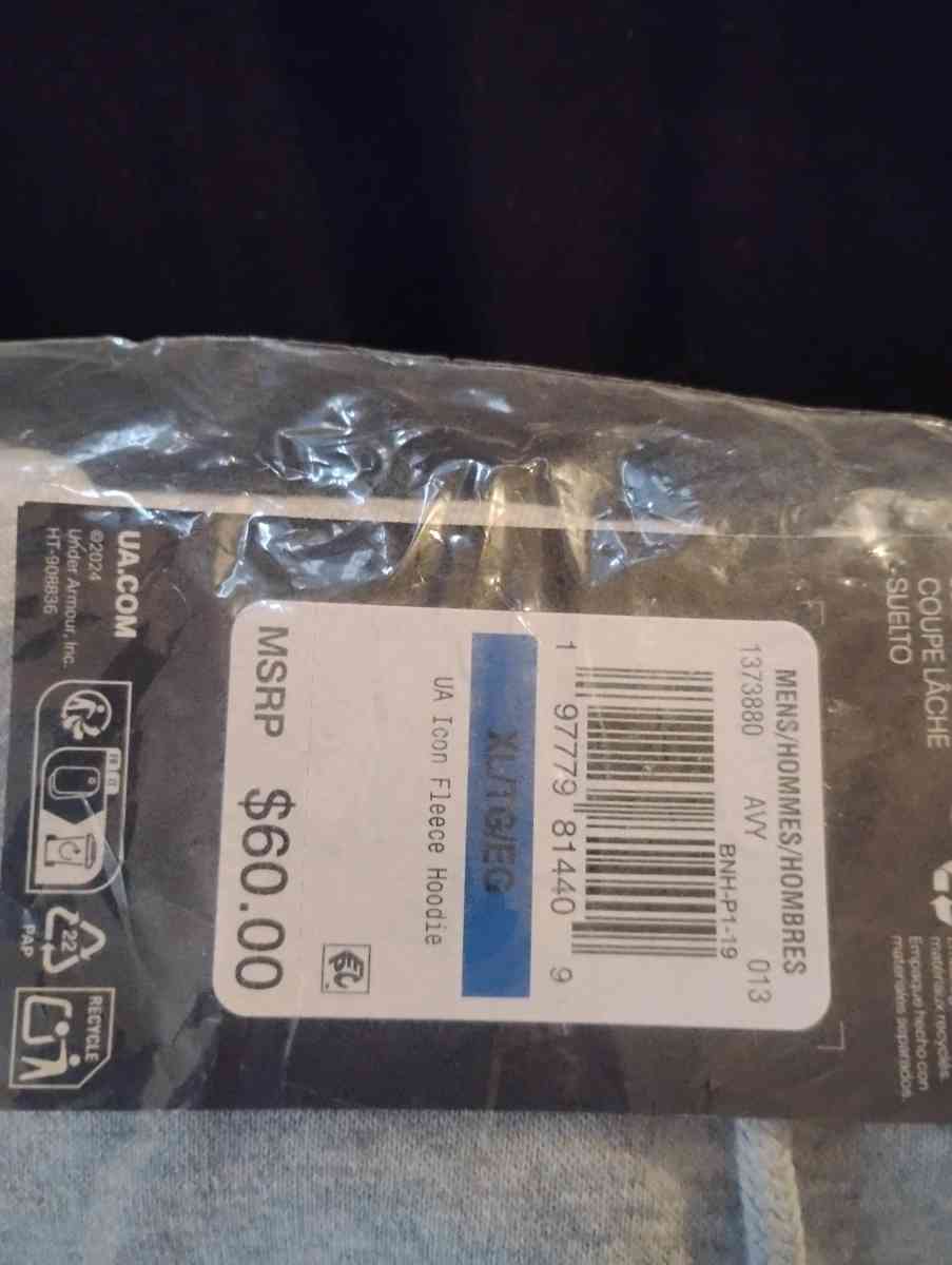 grey under armour hoodie extra large - Denver, Colorado - FleaMarketBay