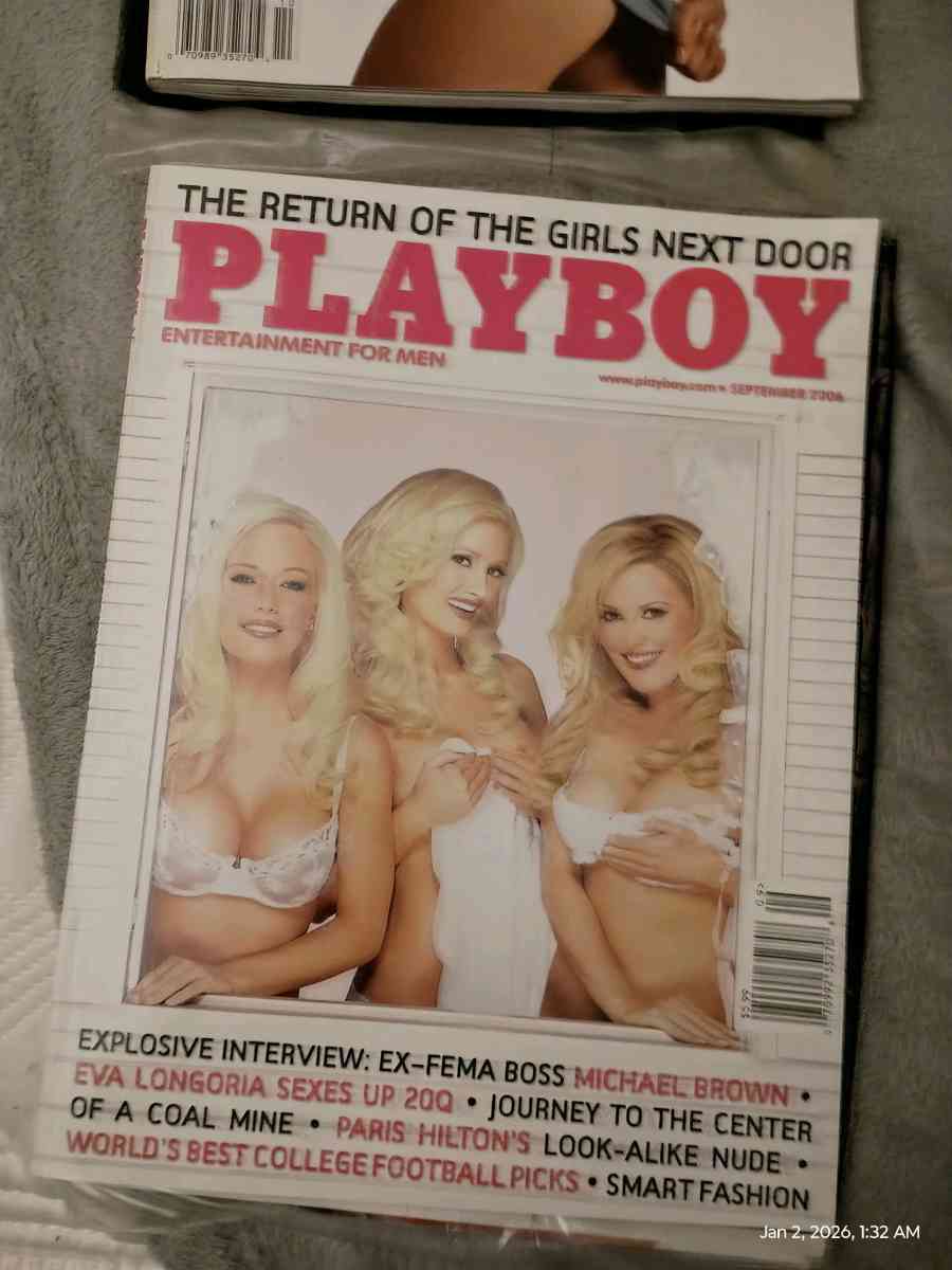 2007 vintage Playboy magazines new n used still in plastic - Louisville, Kentucky - FleaMarketBay