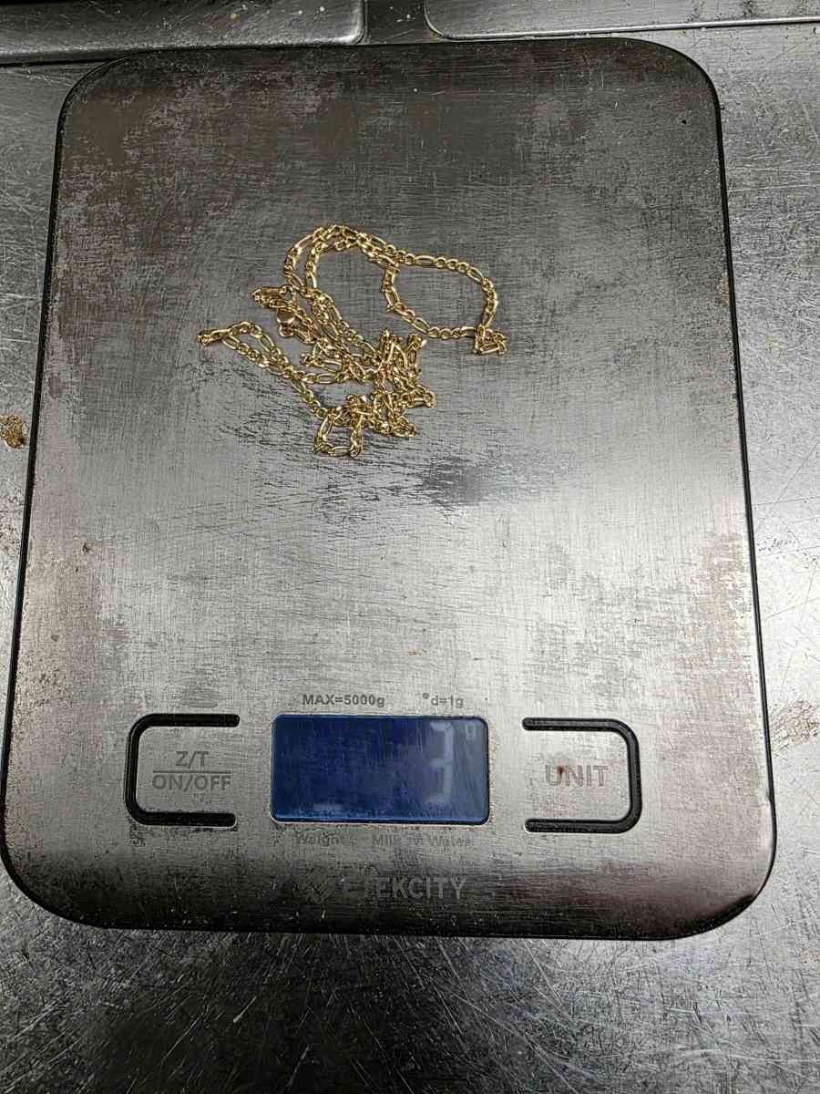 14 k Figaro 22in chain - Lehigh Valley, Pennsylvania - FleaMarketBay