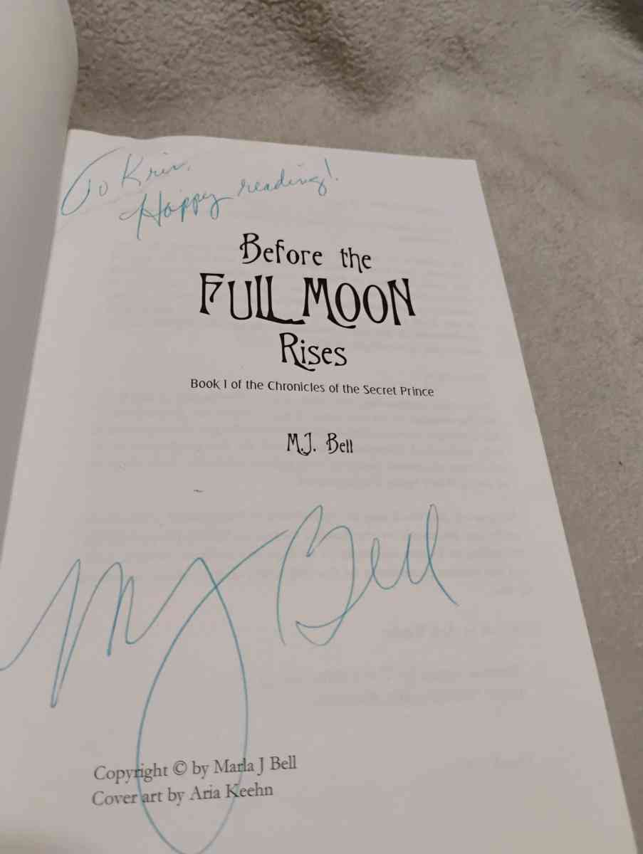 Before the Full Moon Rises Signed by author - Denver, Colorado - FleaMarketBay