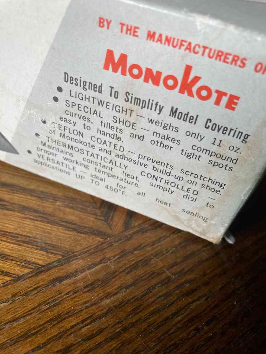 Top Flite MonoKote Heat Sealing Tool - Essington, Pennsylvania - FleaMarketBay