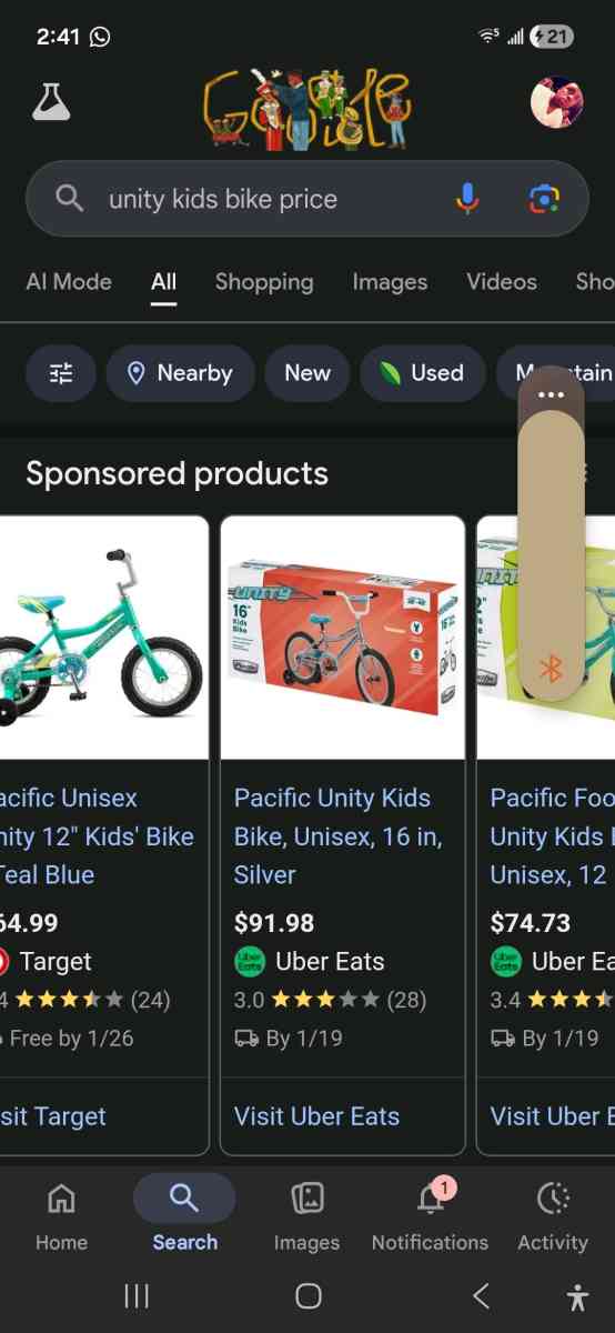 Unity bike for kid - Memphis, Tennessee - FleaMarketBay